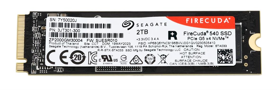 Seagate FireCuda 540 SSD Review: Blazing Fast Storage For Gamers