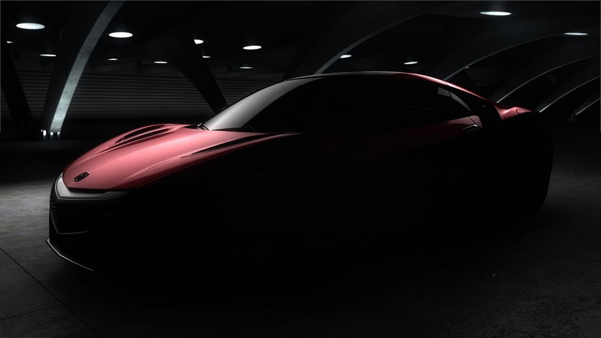 Acura Teases Next Generation NSX Hybrid Supercar Ahead Of Detroit Unveil