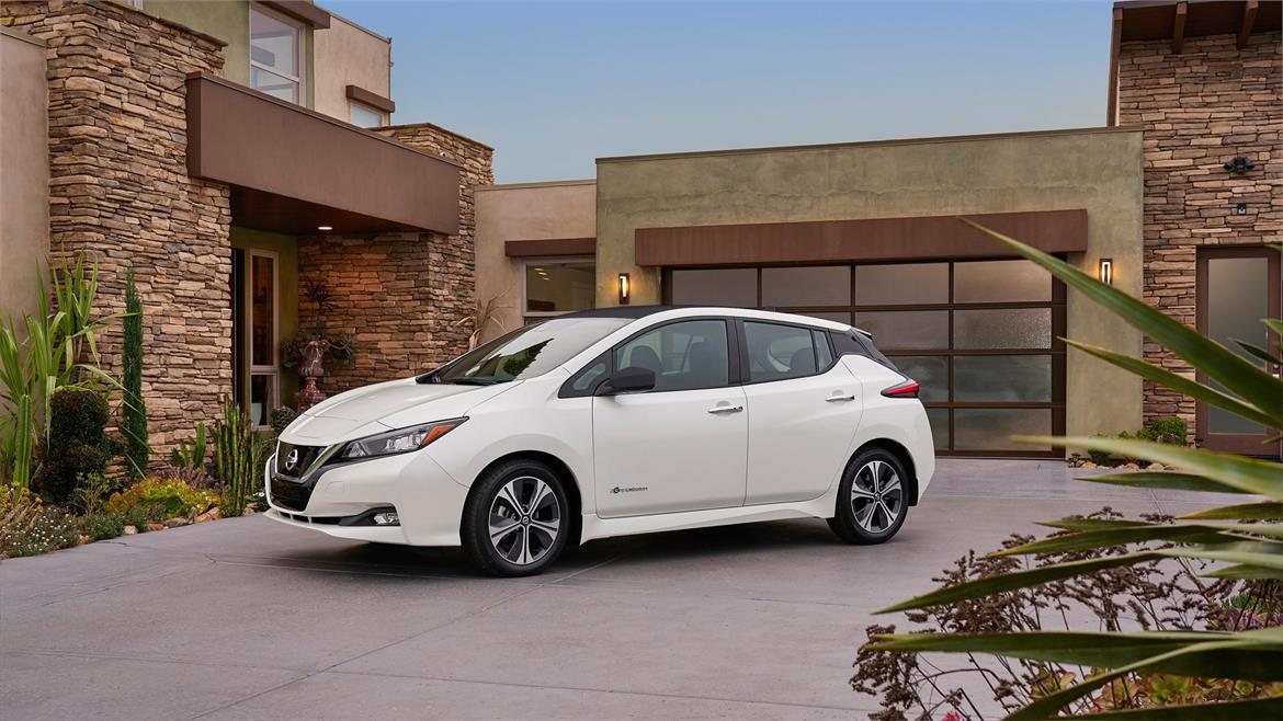 2018 Nissan Leaf Charges Ahead With 150-Mile Range And Sub $30K Price