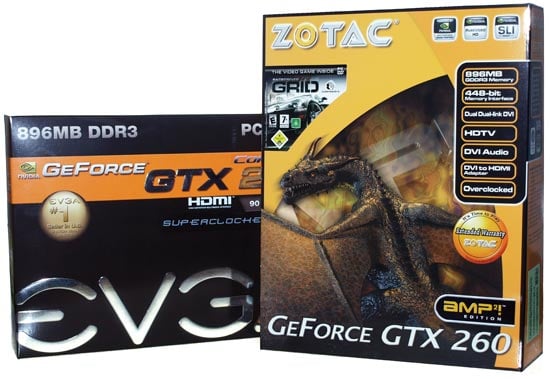  We've got a couple of the new GeForce GTX 260 Core 216 cards in-house from 